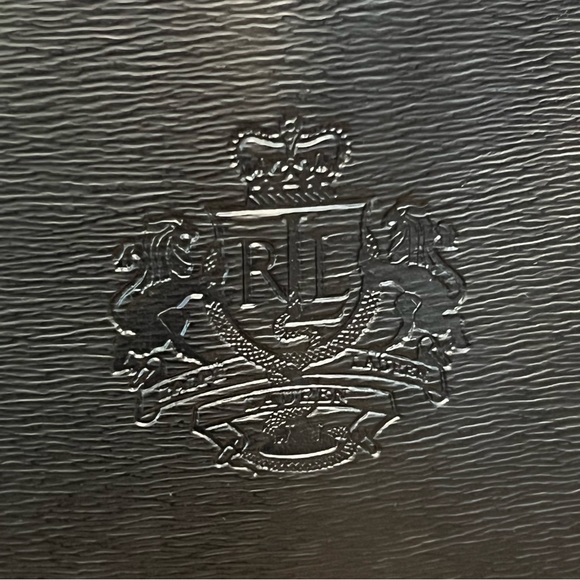 Lauren Ralph Lauren Black Sloan Street Classic Tote w/ Embossed Logo & Charm - Picture 2 of 11